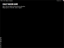 Tablet Screenshot of maison-jaune.com